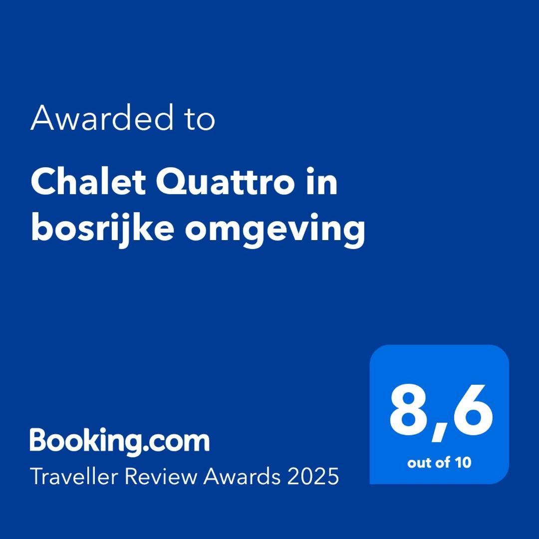 Chalet Quattro In Bosrijke Omgeving Anloo Esterno foto